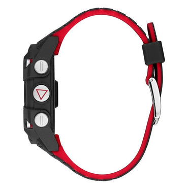 Guess Schwarze Sportuhr aus Harz