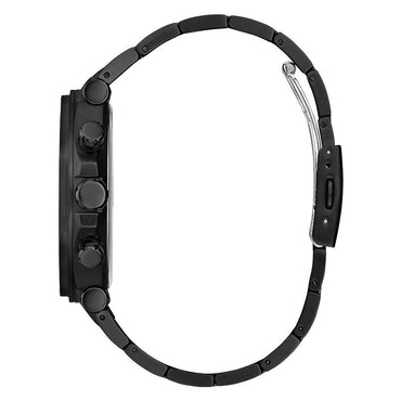 Guess Schwarze Edelstahl-Dress-Uhr