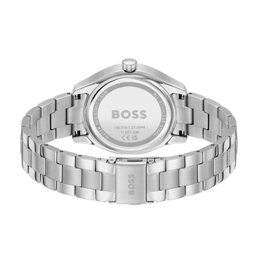 Hugo Boss Silberne Edelstahl-Dress-Uhr