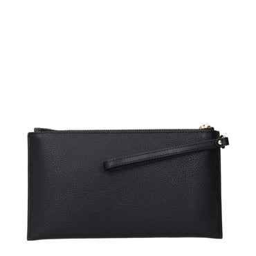 Michael Kors Elegante Clutch aus schwarzem Leder