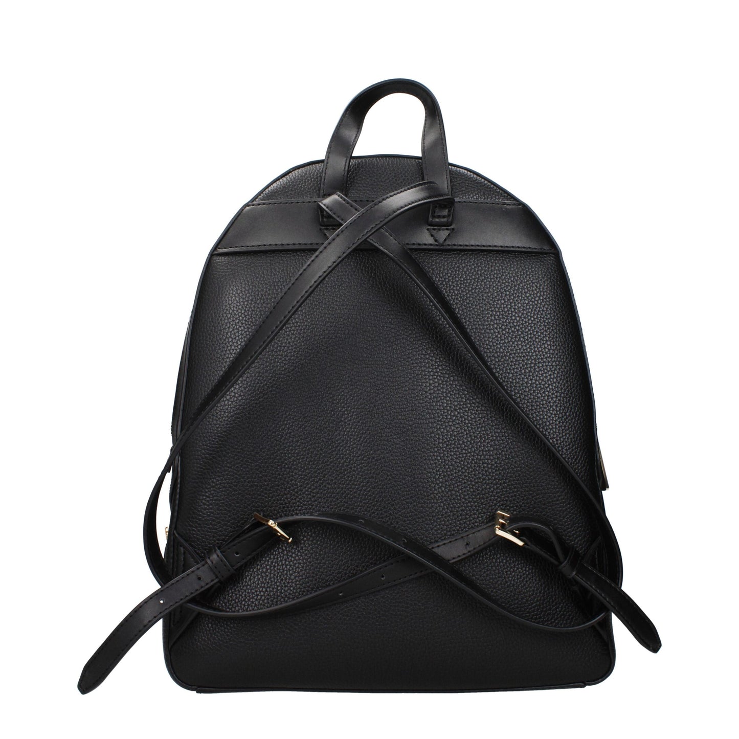 Michael Kors Schwarzer Lederrucksack
