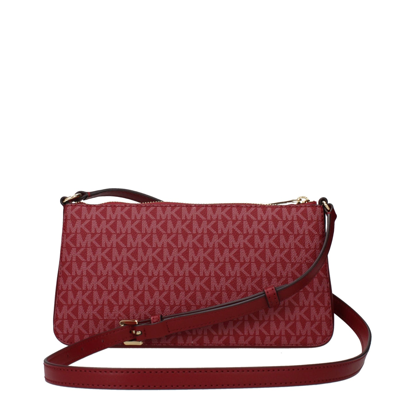 Michael Kors Rote Stoff-Crossbody-Tasche