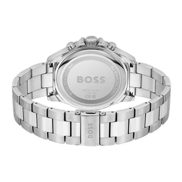 Hugo Boss Elegante Edelstahl-Armbanduhr in Grau