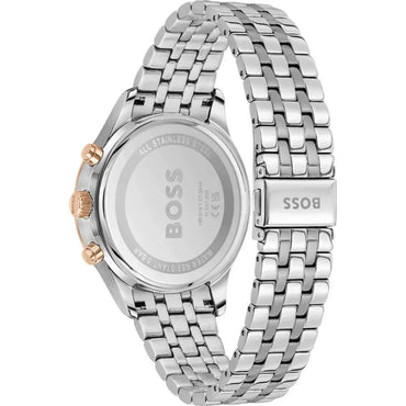 Hugo Boss Graue Edelstahl-Dress-Watch