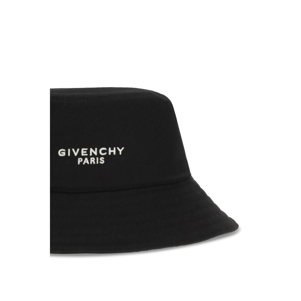 Givenchy Schwarzer Baumwoll-Bucket-Hat