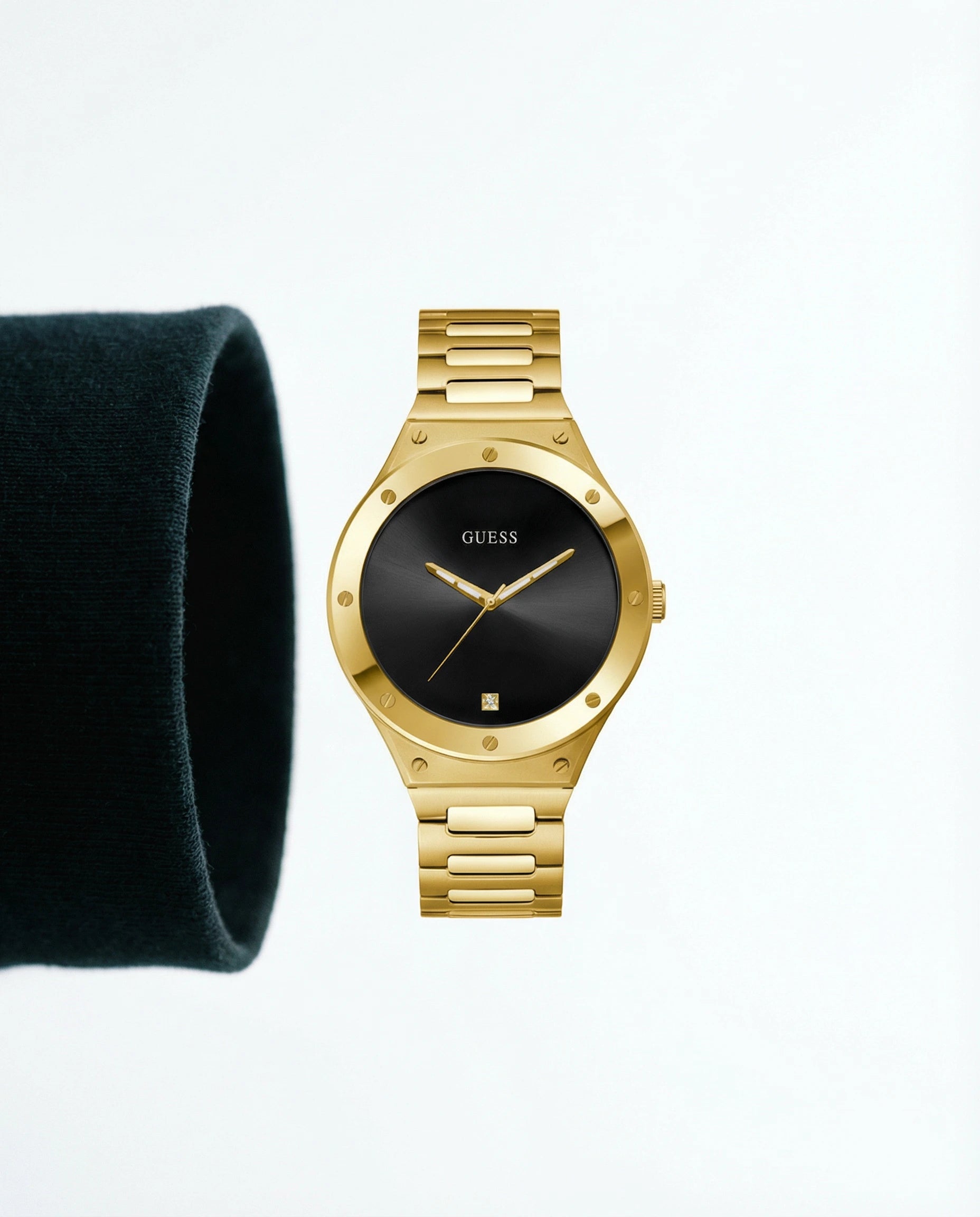 Guess Goldene Edelstahl-Dress-Watch