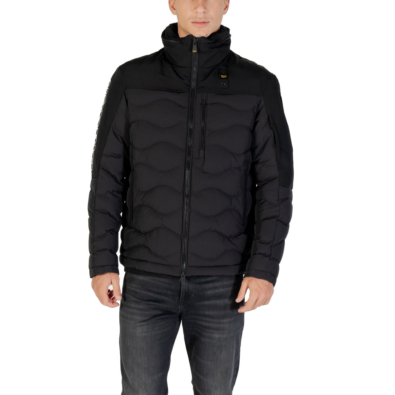 Blauer Jacke Herren