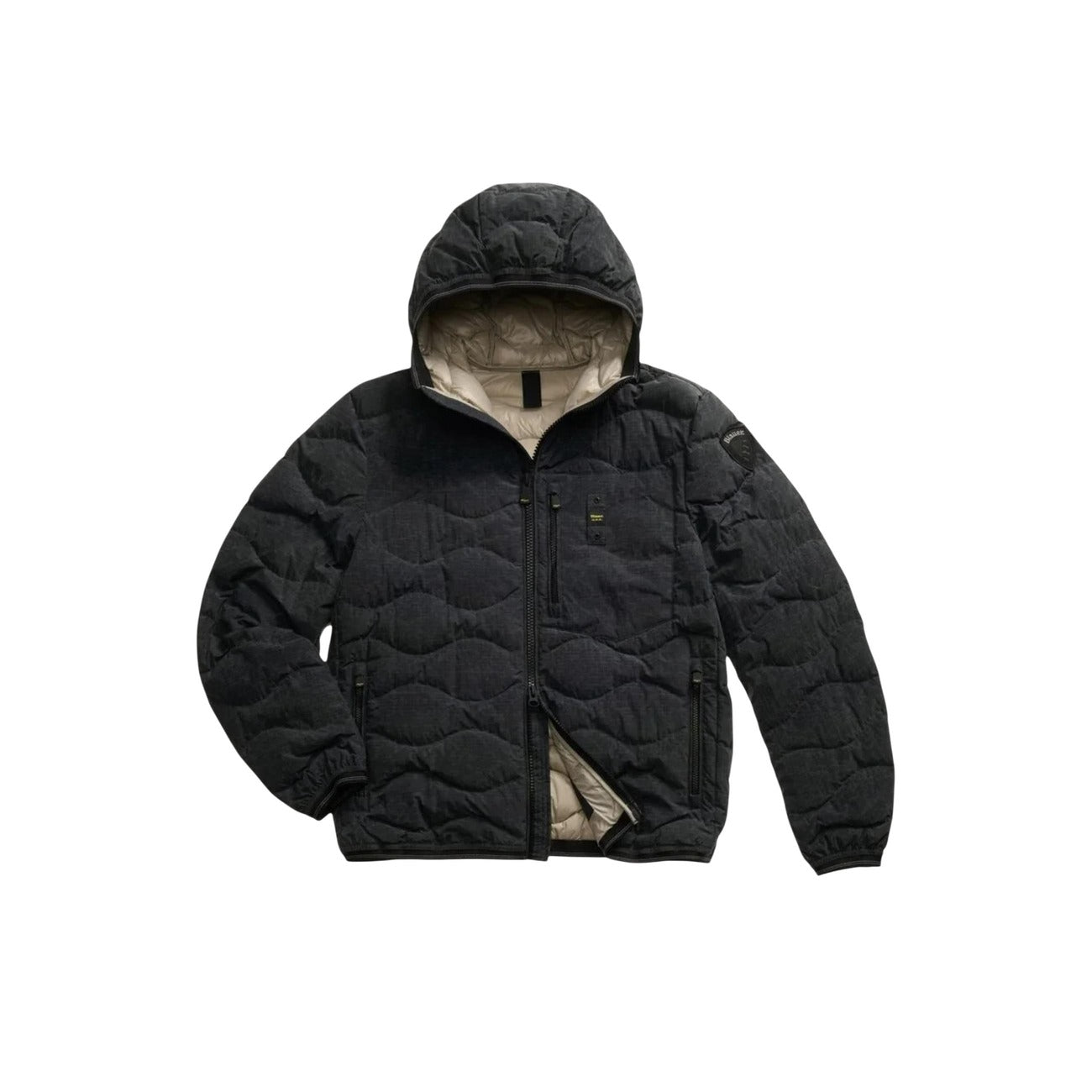 Blauer Jacke Herren