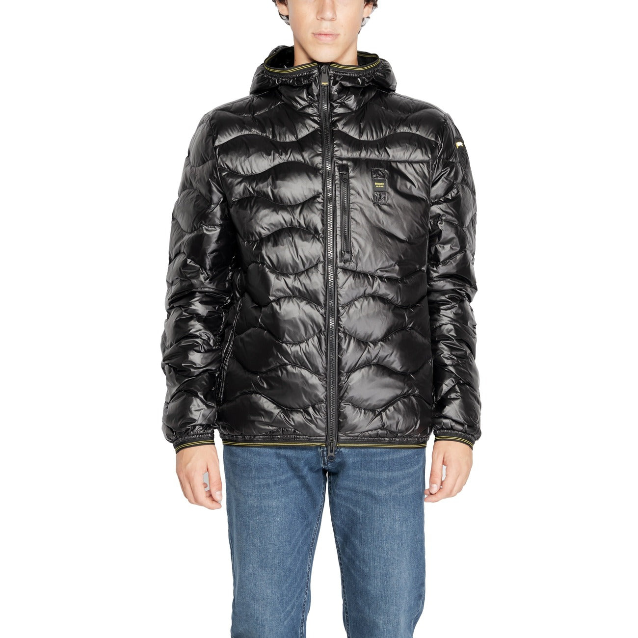 Blauer Jacke Herren
