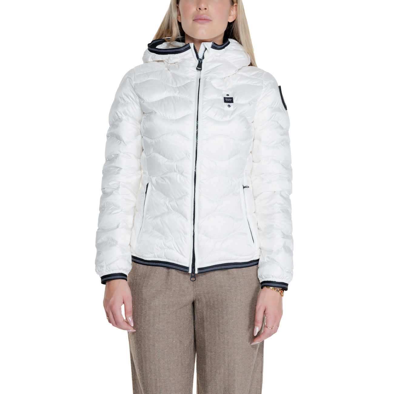 Blauer Jacke Damen
