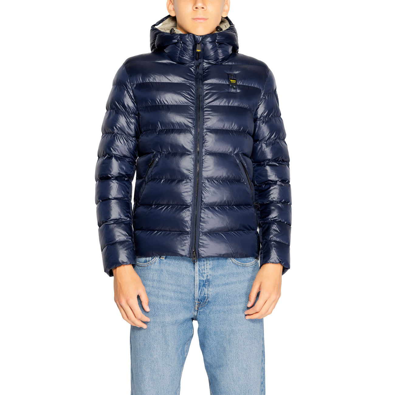 Blauer Jacke Herren