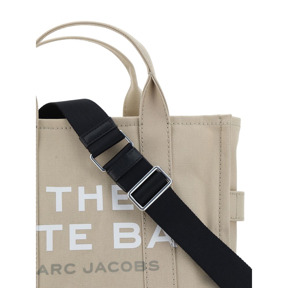 Marc Jacobs Beigefarbene Baumwollhandtasche