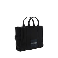 Marc Jacobs Schwarze Baumwollhandtasche