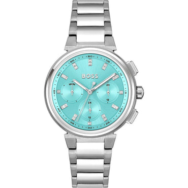 Hugo Boss Silberne Edelstahl-Dress-Watch