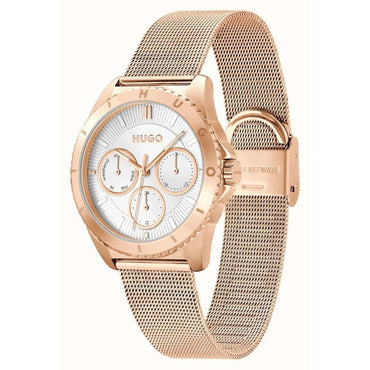 Hugo Boss Goldene Edelstahl-Dress-Watch