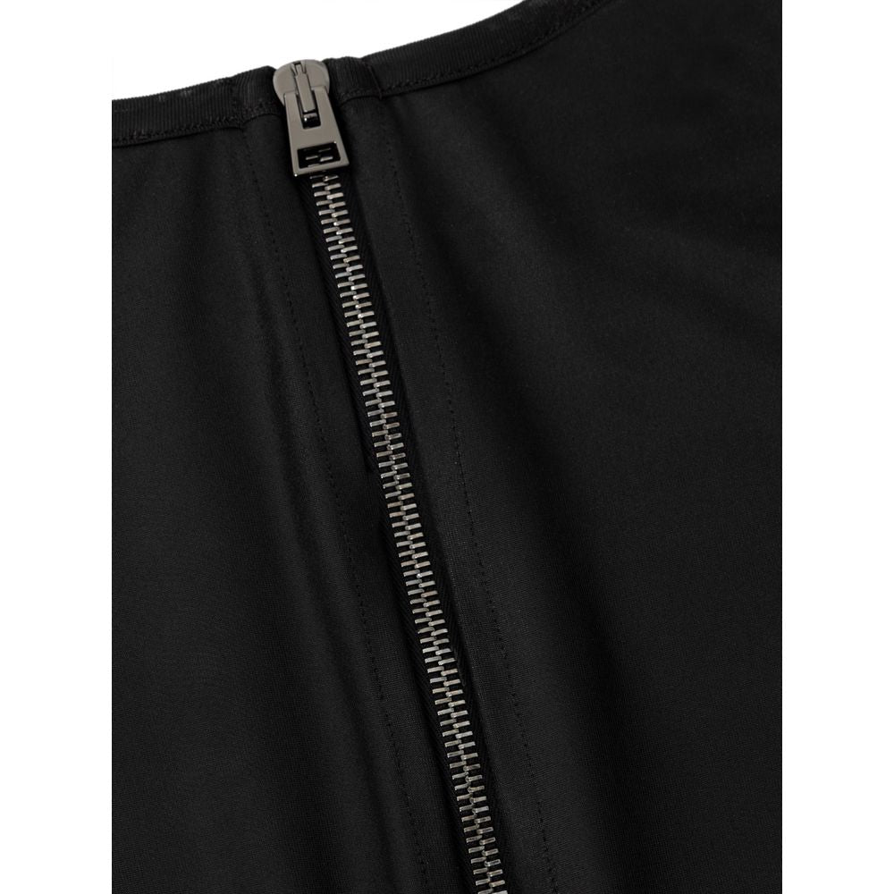 Tom Ford Schwarzes Viskose-Langarmshirt