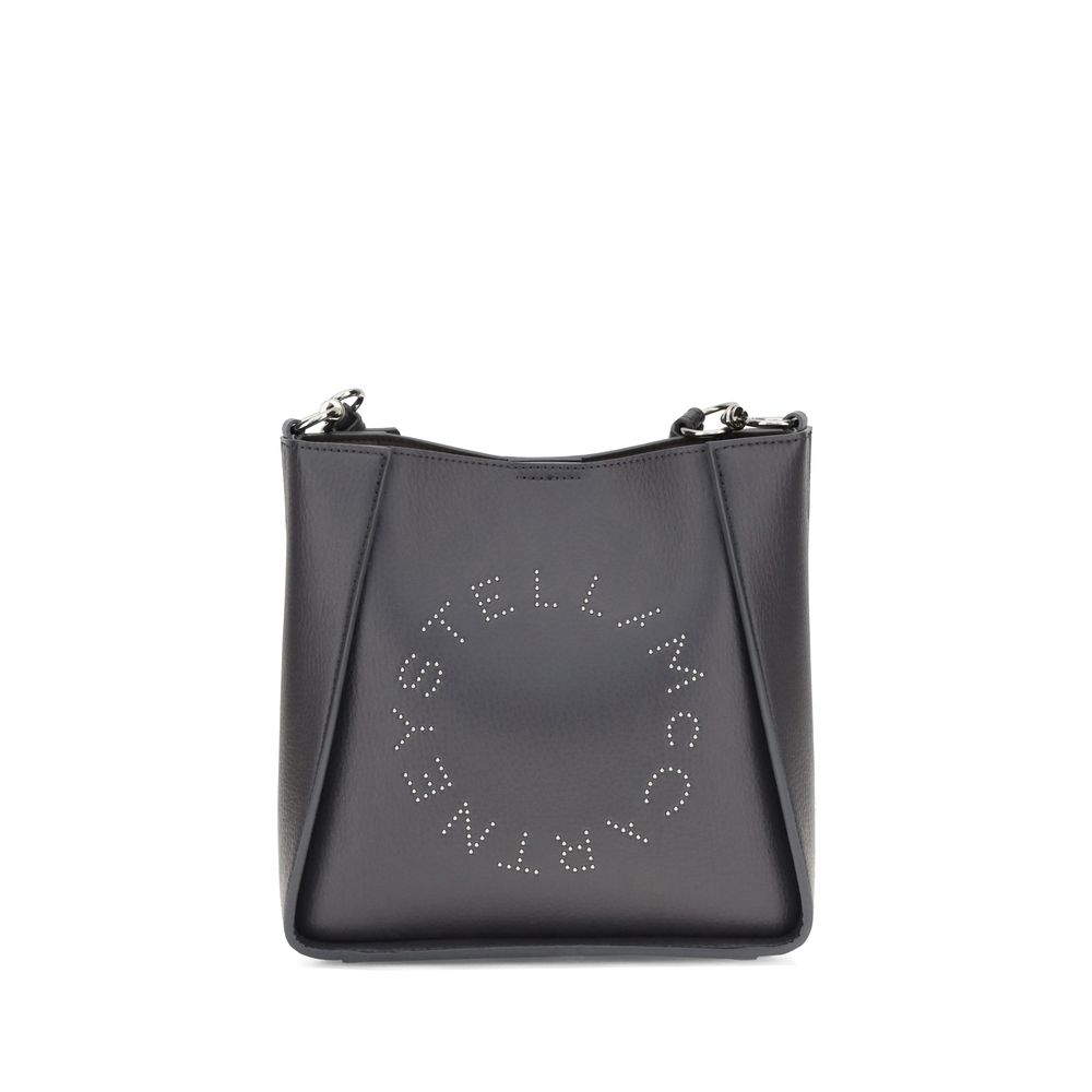Stella McCartney Graue Schultertasche aus Polyamid