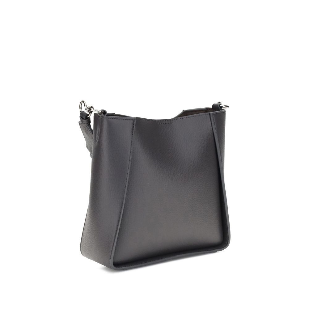 Stella McCartney Graue Schultertasche aus Polyamid