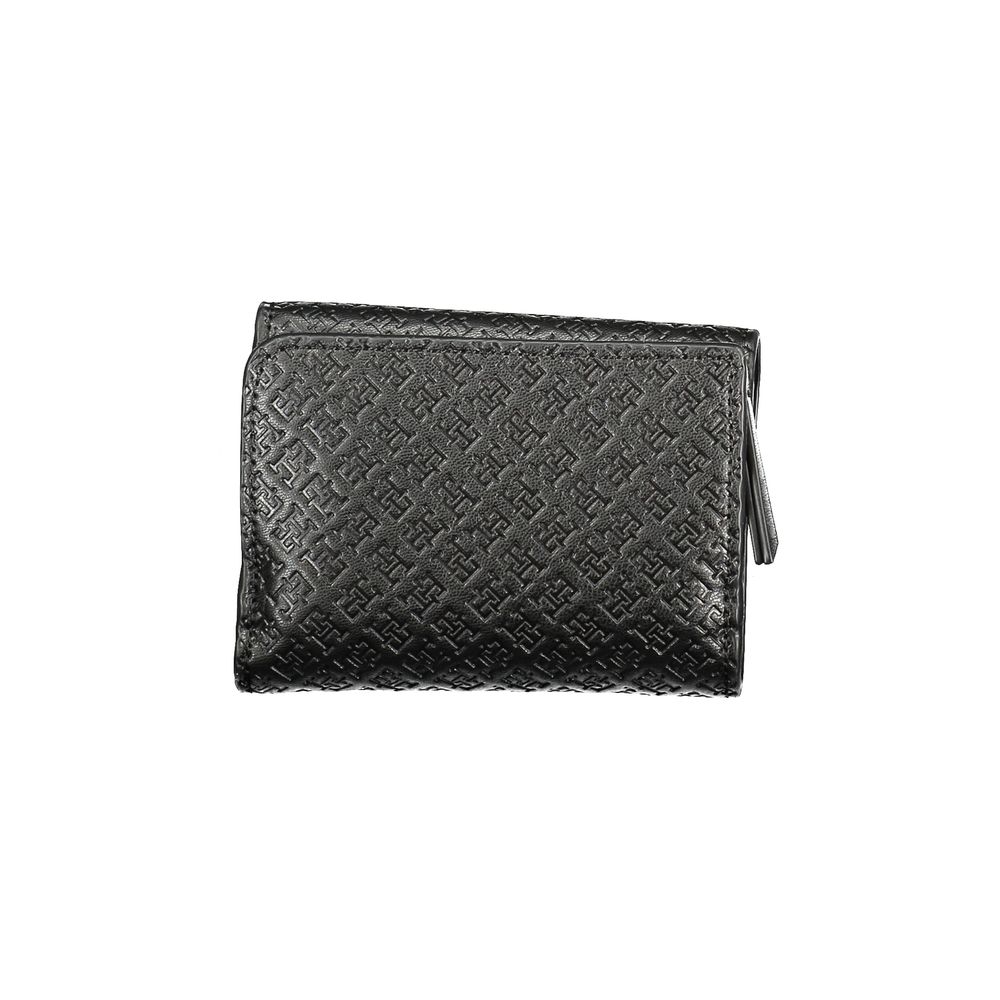 Tommy Hilfiger Schwarzes Polyethylen-Portemonnaie