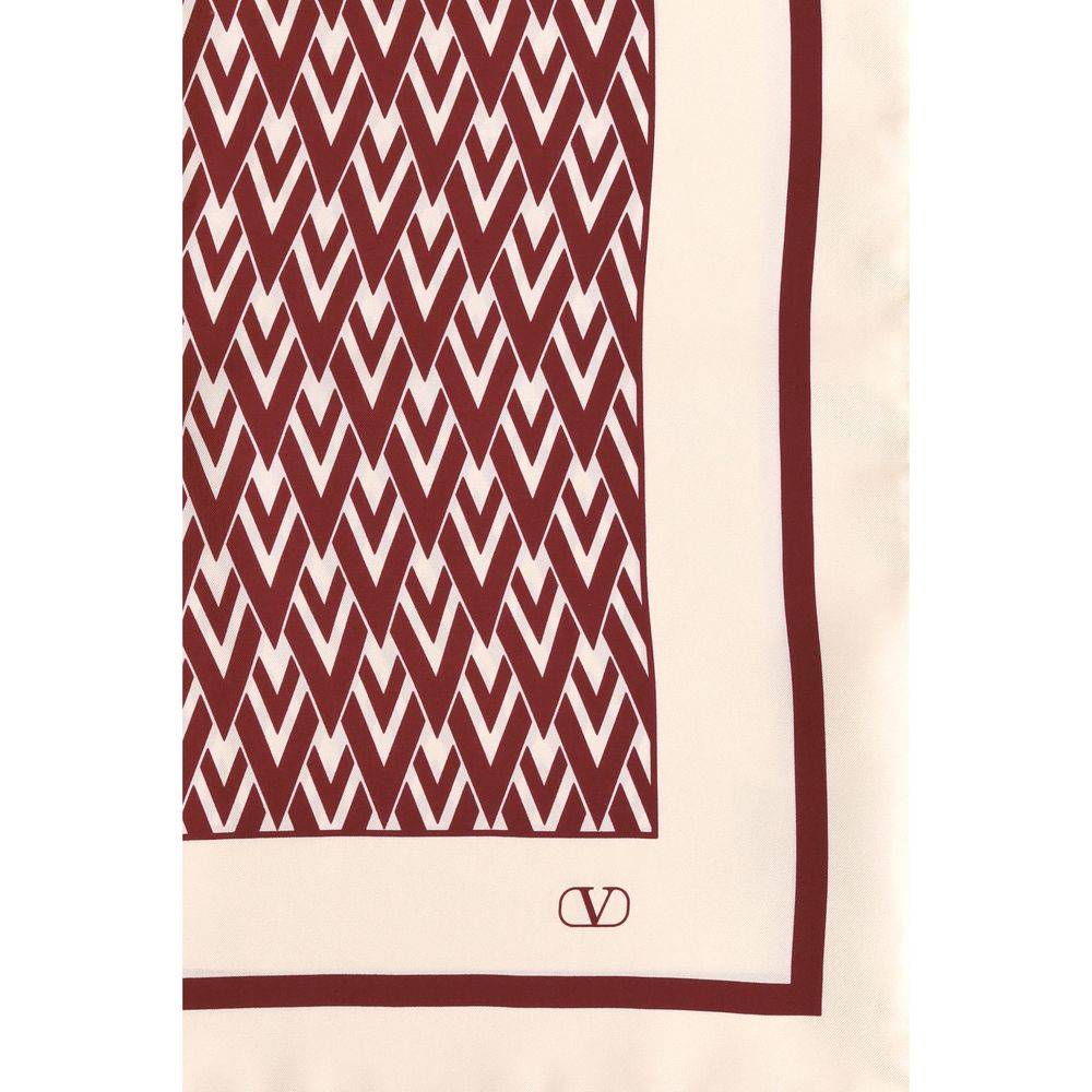 Valentino Garavani Seidenschal in Rot