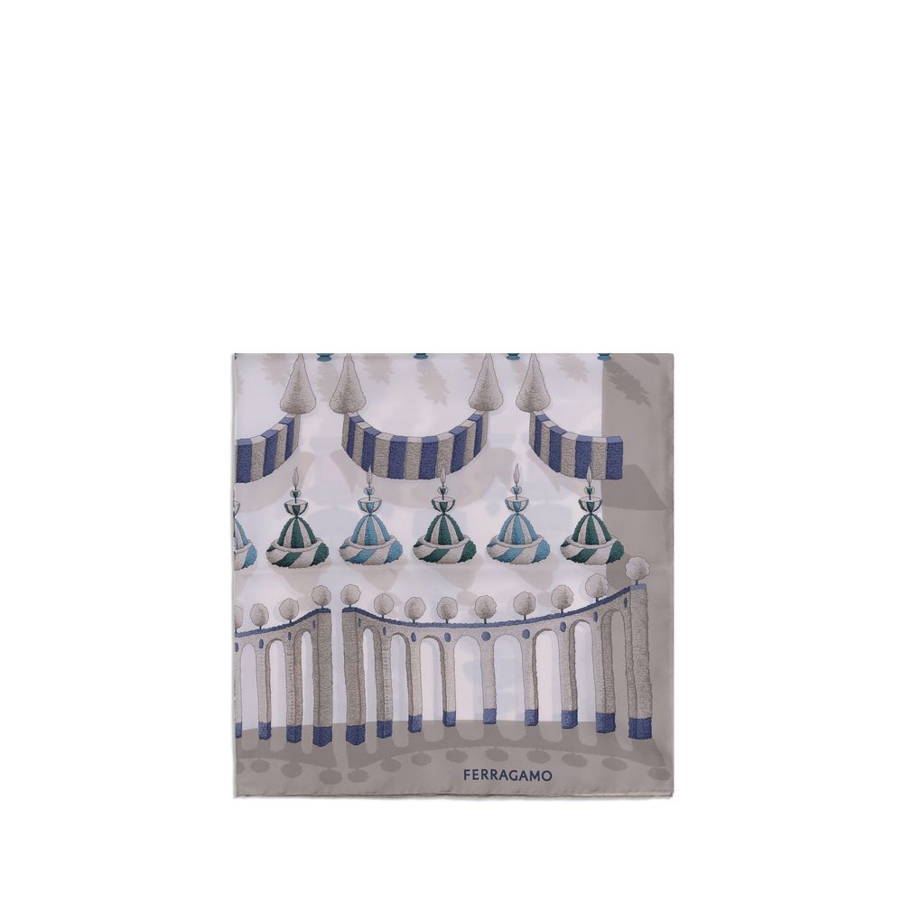 Ferragamo Seidenschal in Multicolor