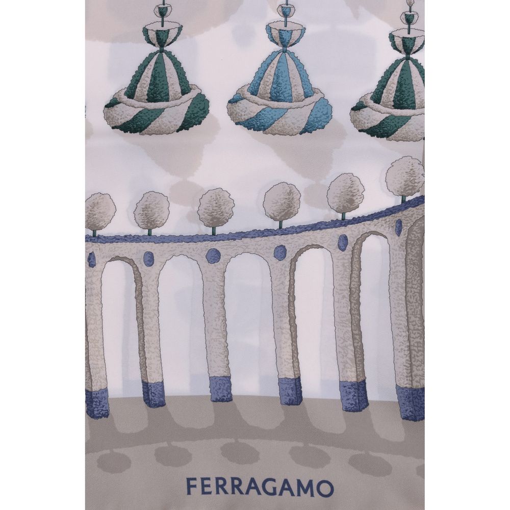 Ferragamo Seidenschal in Multicolor
