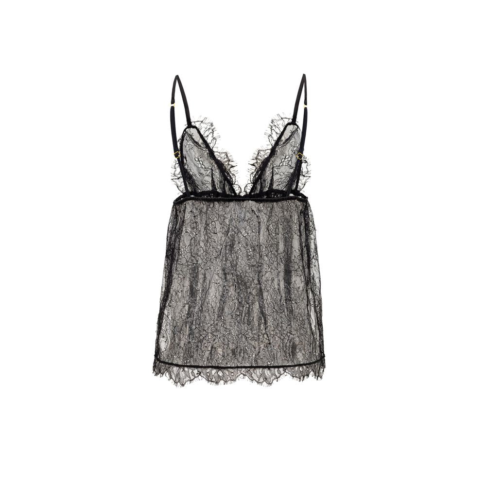 Tom Ford Schwarzes Polyamid-Oberteil