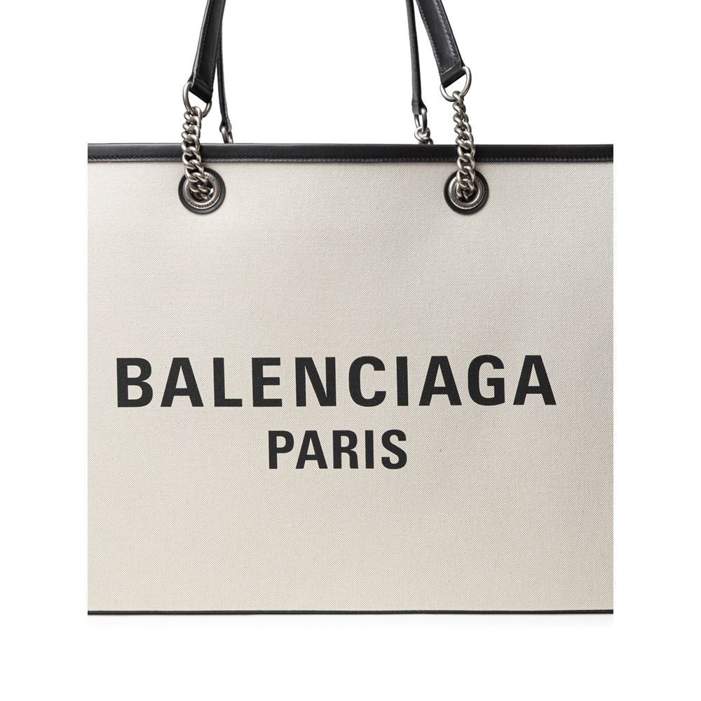 Balenciaga Tote Tasche aus grauer Baumwolle
