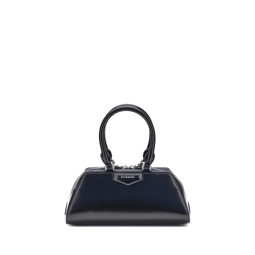 Givenchy Schwarze Handtasche aus Kalbsleder Bos Taurus