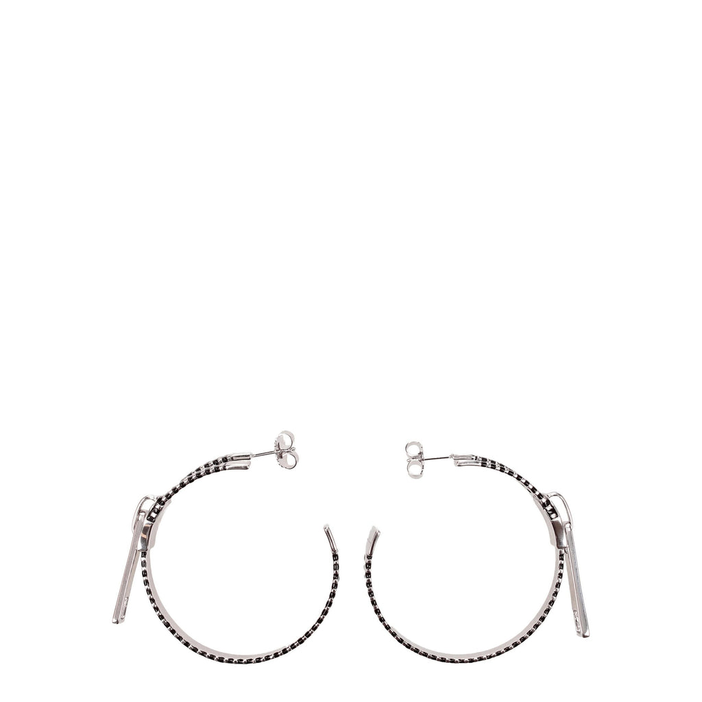 Marc Jacobs Graue Silber-Ohrringe