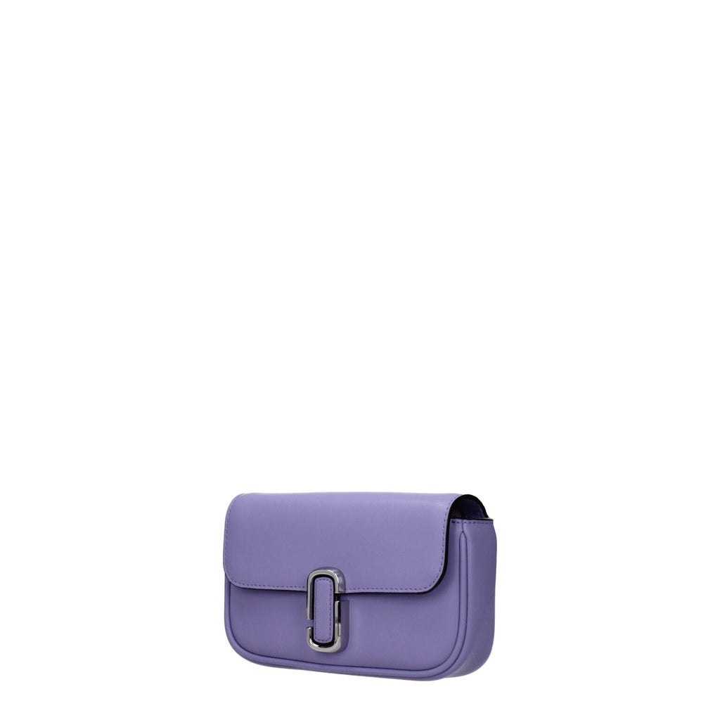 Marc Jacobs Lila Leder Crossbody Tasche