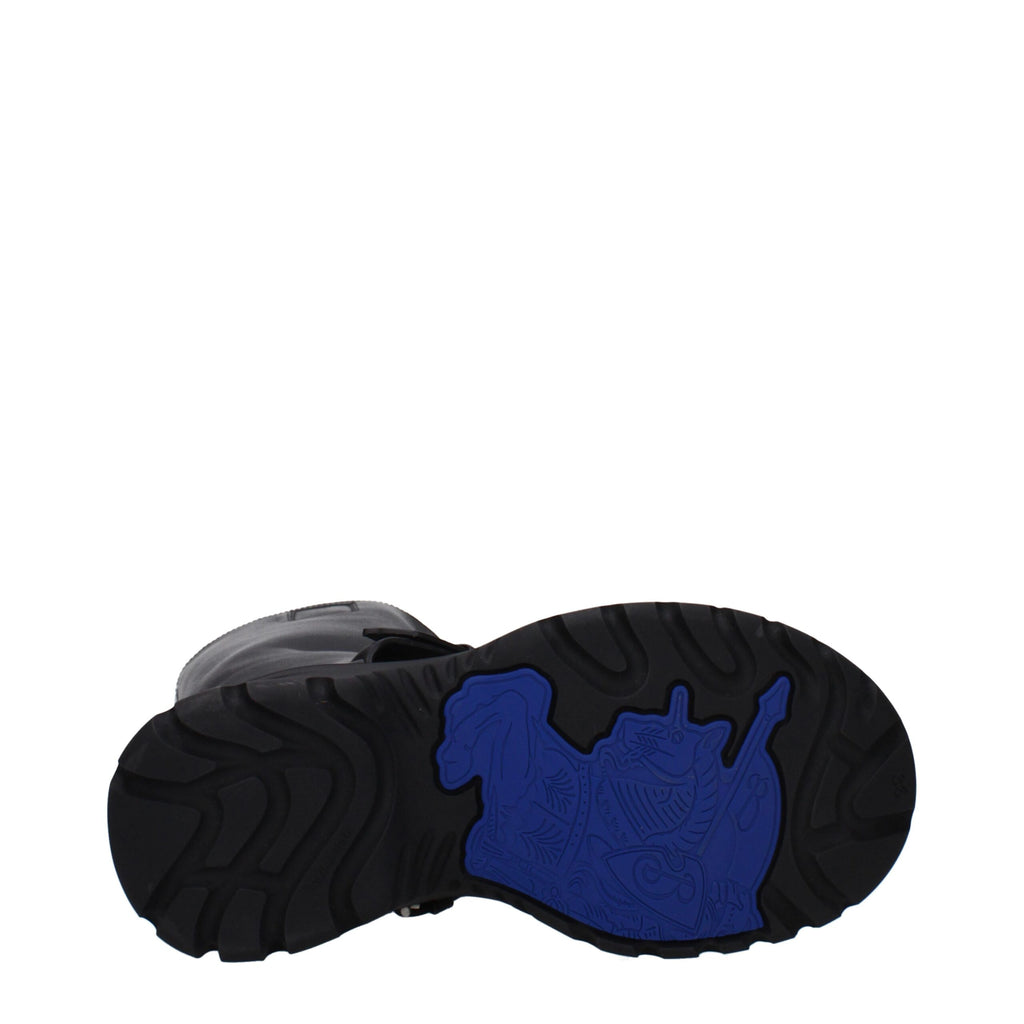 Burberry Schwarze Lederstiefel