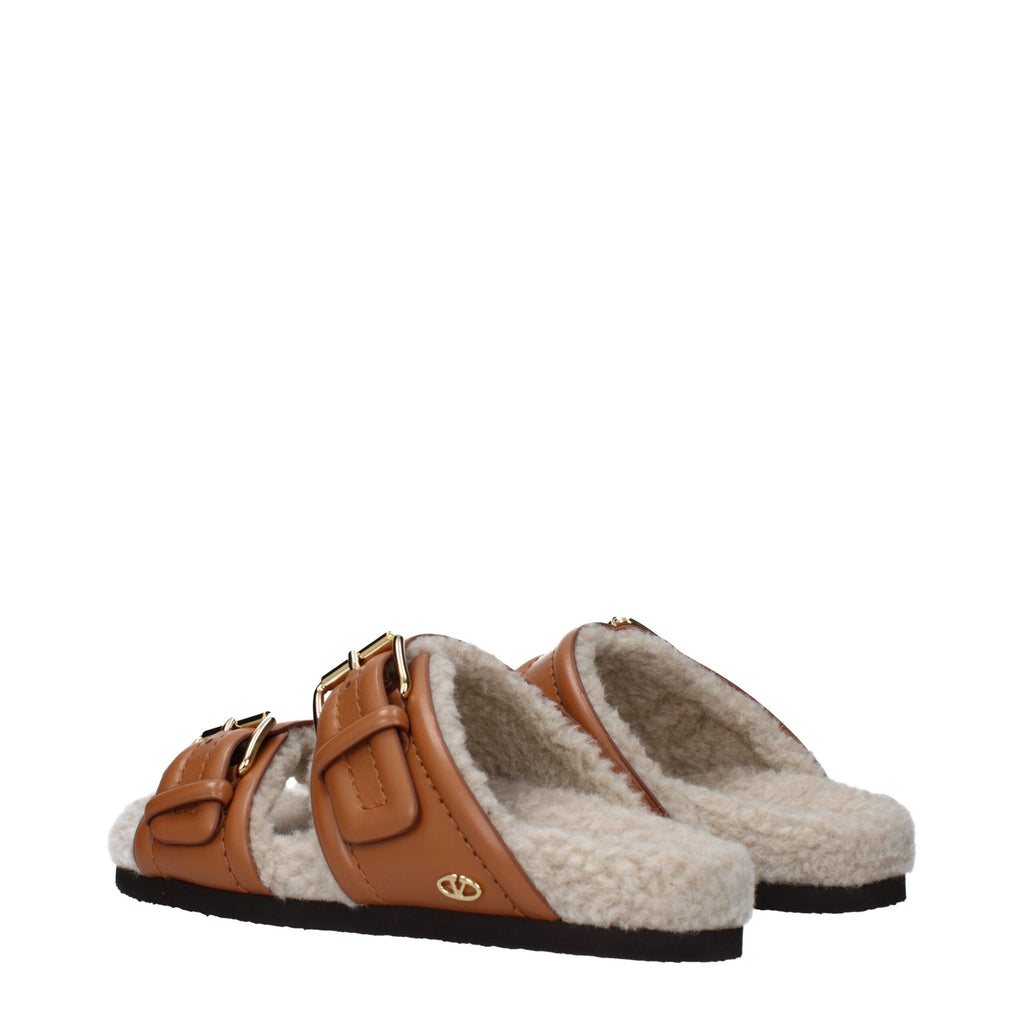 Valentino Garavani Braune Lederslipper