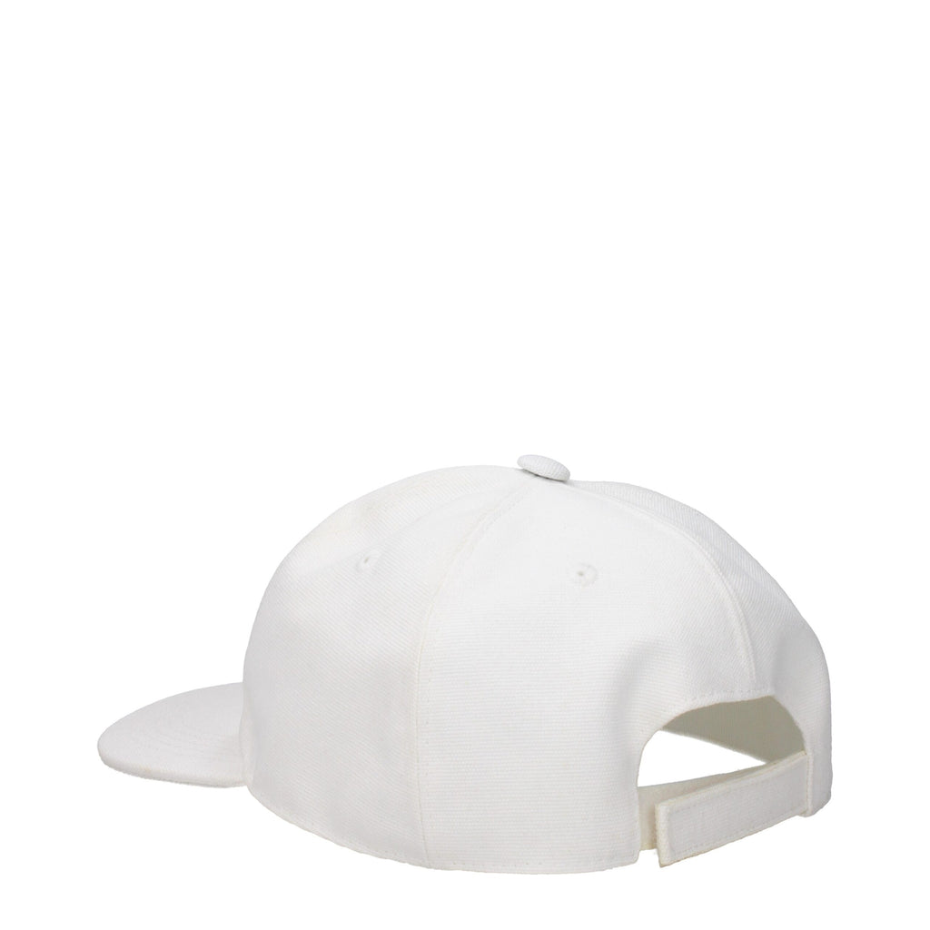 Stella McCartney Weiße Baumwoll-Kappe (Baseball-Cap)