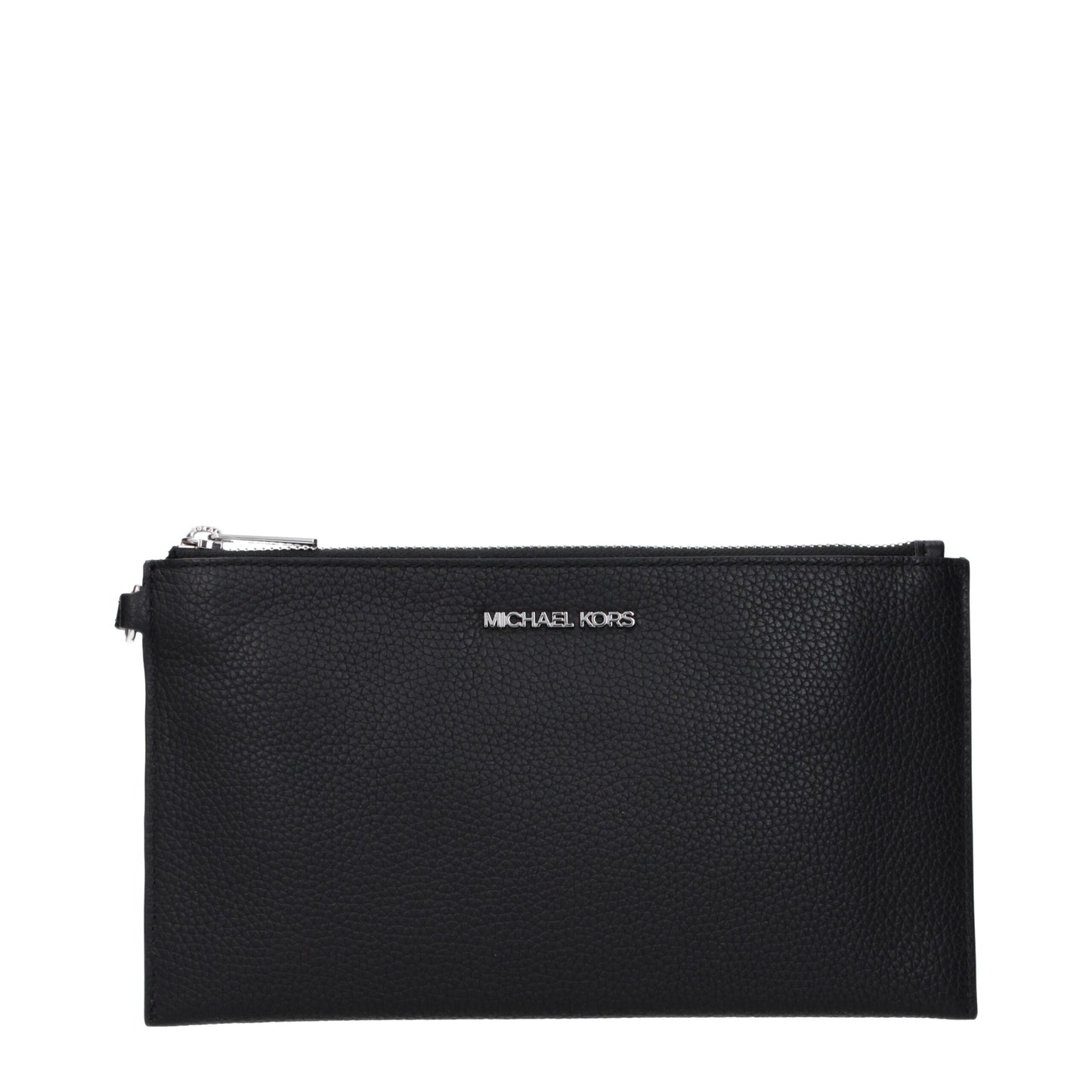 Michael Kors Schwarze Leder-Clutch