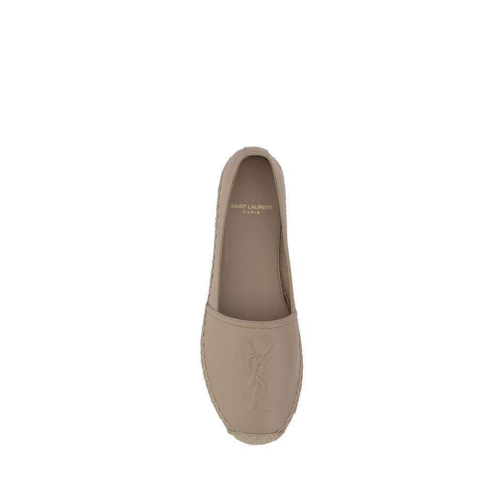 Saint Laurent Braune Lamm-Espadrilles Ovis Aries Aries