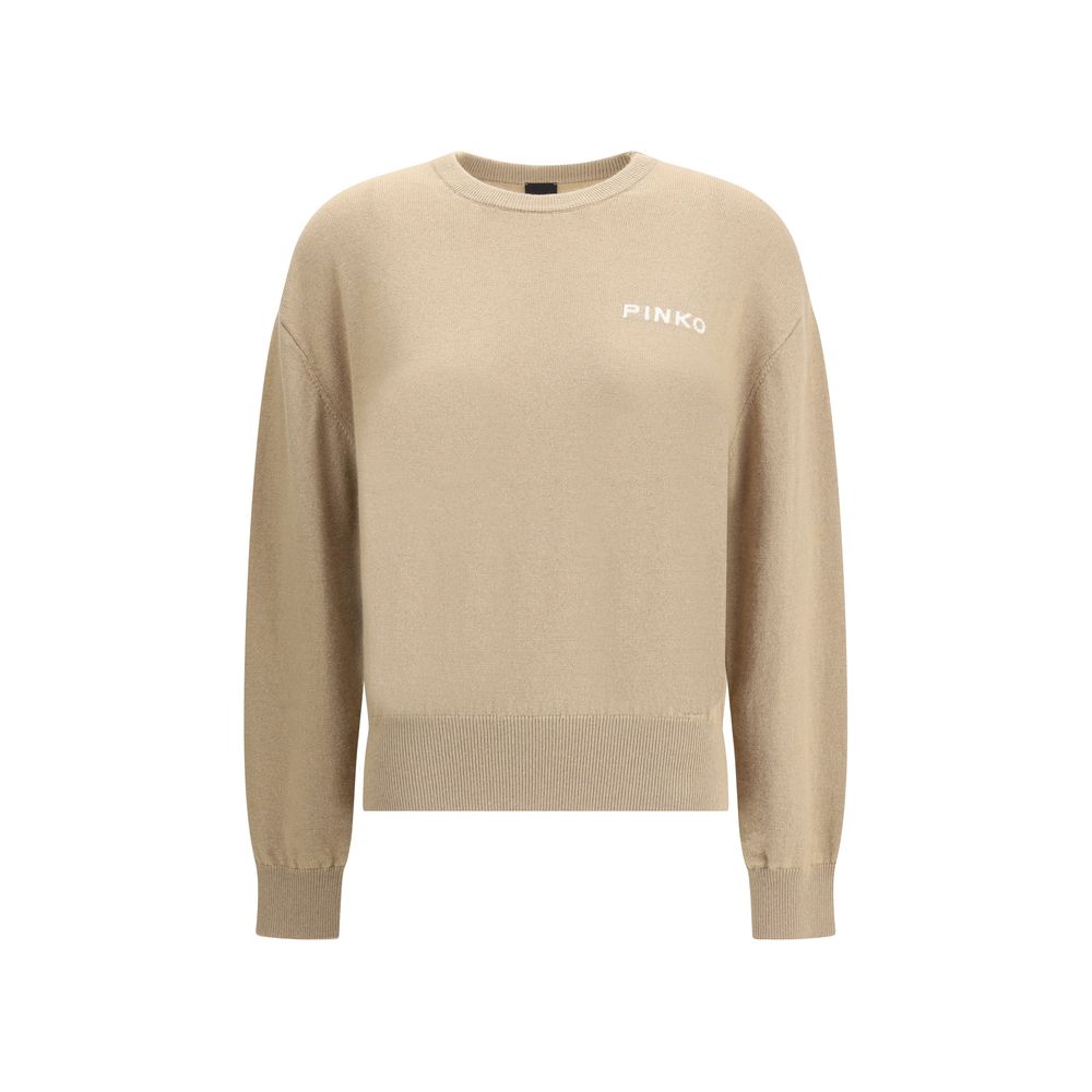 PINKO Beiger Woll-Sweatshirt