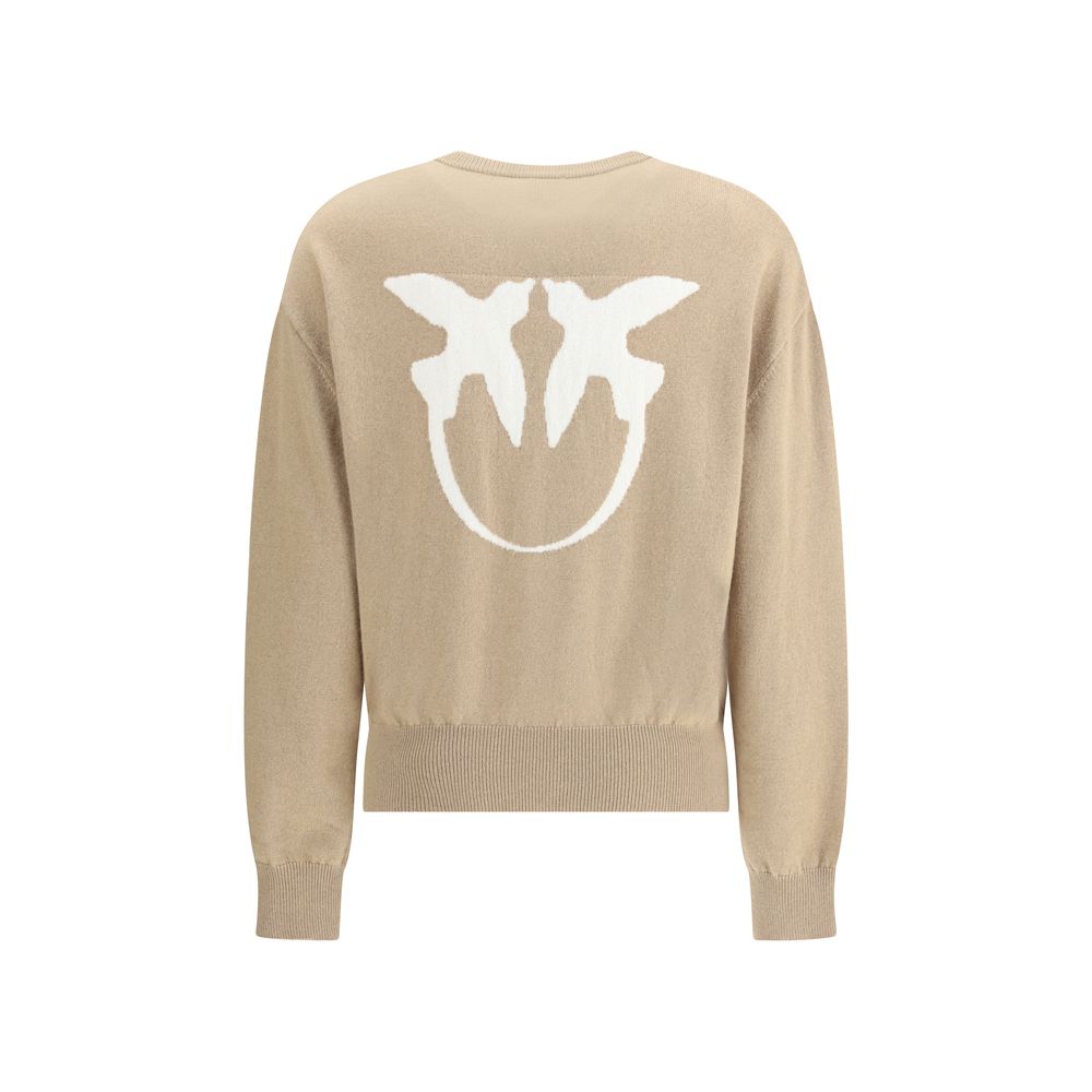 PINKO Beiger Woll-Sweatshirt