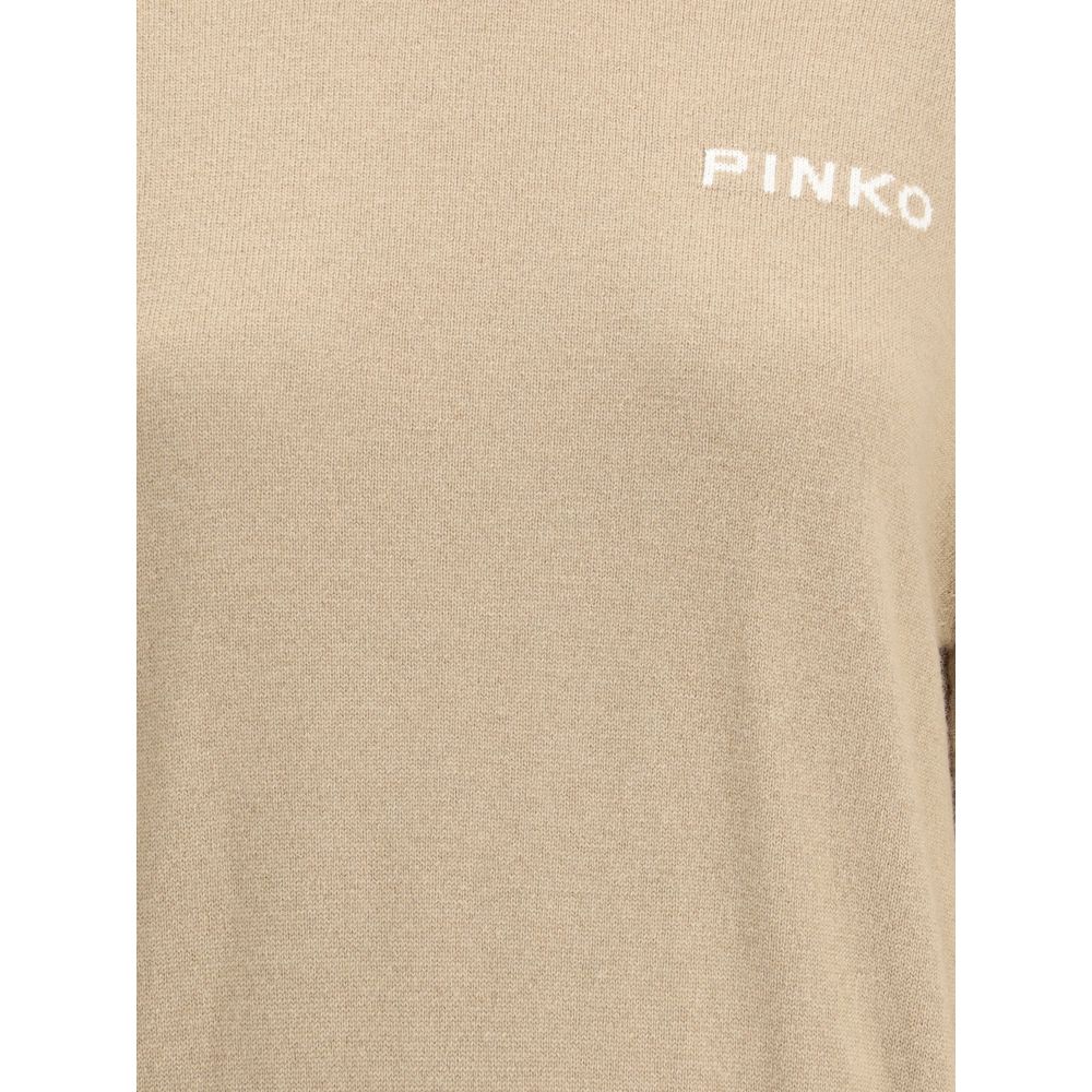 PINKO Beiger Woll-Sweatshirt