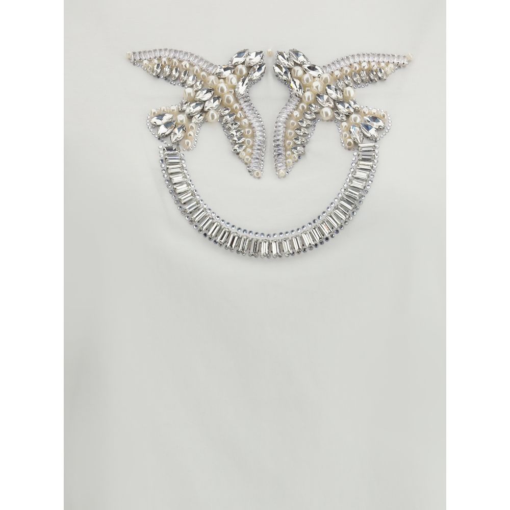 PINKO Baumwoll-T-Shirt in Weiß