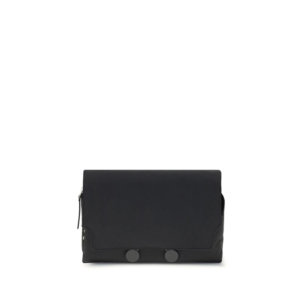 Marni Schwarze Polyamid-Clutch