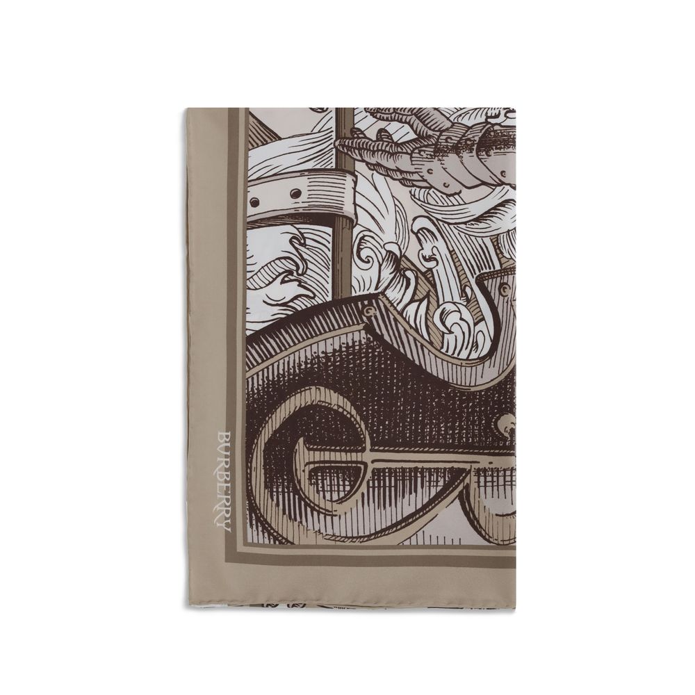 Burberry Beiger Seidenschal