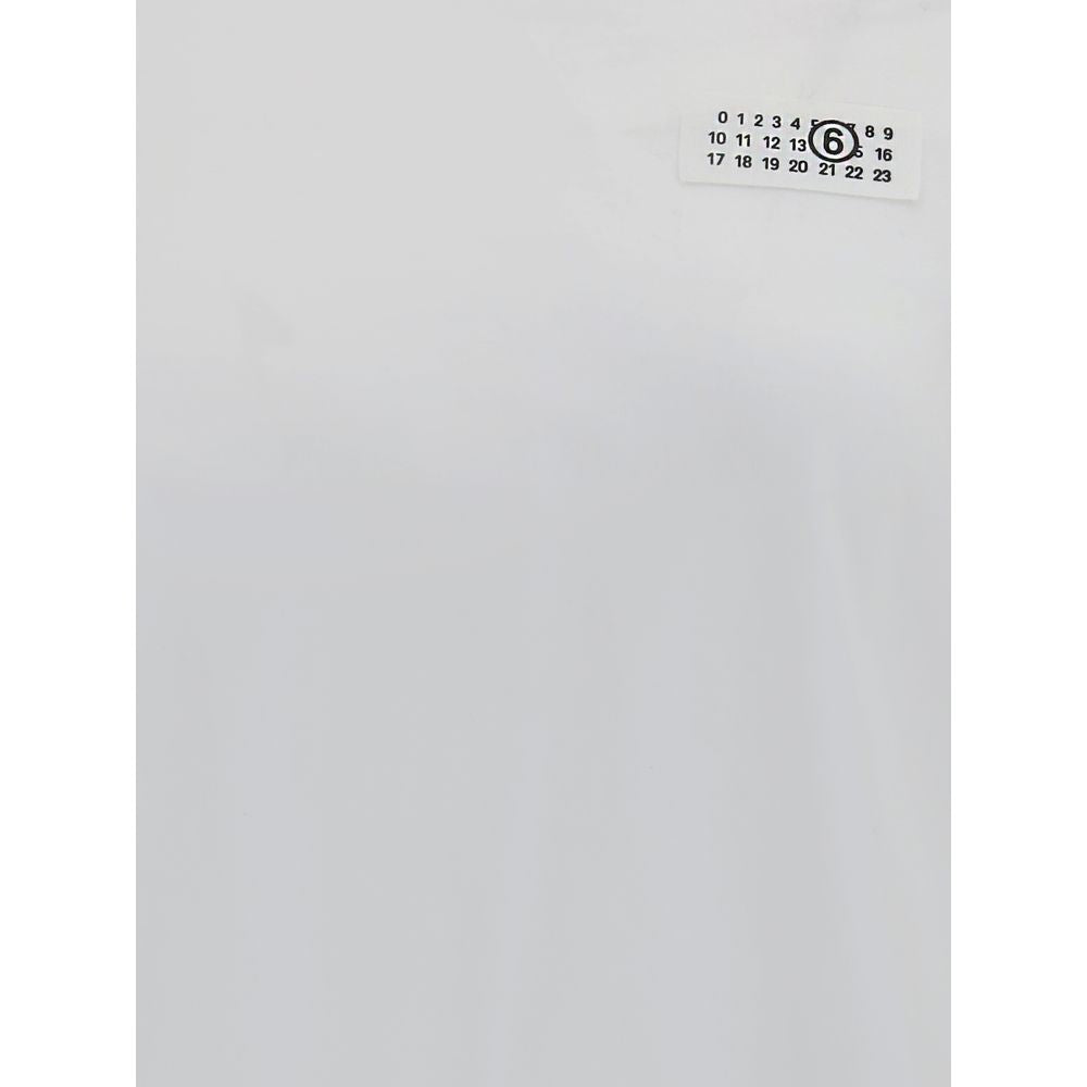 MM6 Baumwoll-T-Shirt in Weiß