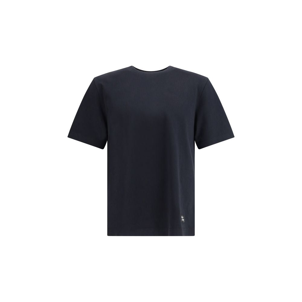 Maison Kitsuné Baumwoll-T-Shirt in Schwarz