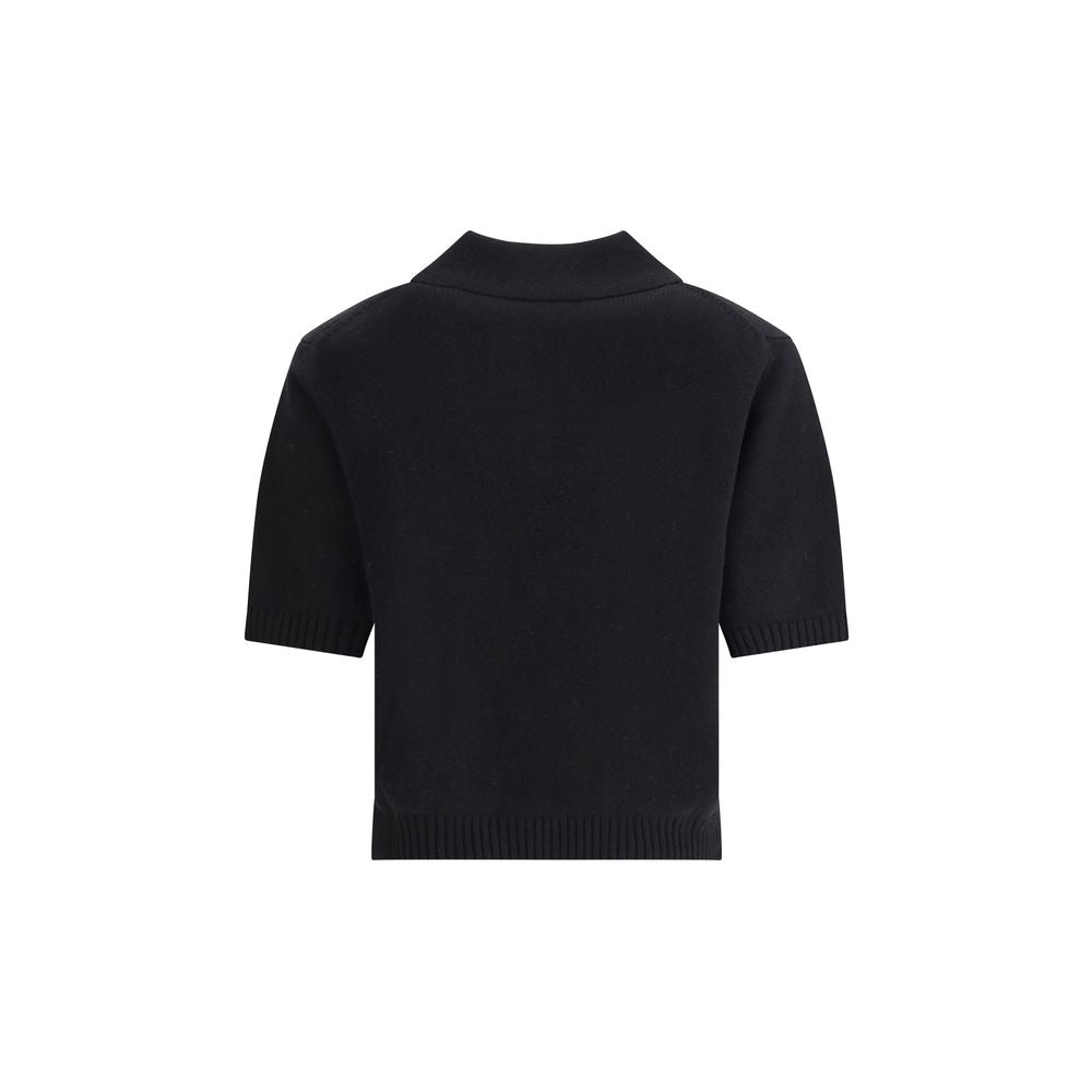 Givenchy Schwarzes Woll-Poloshirt