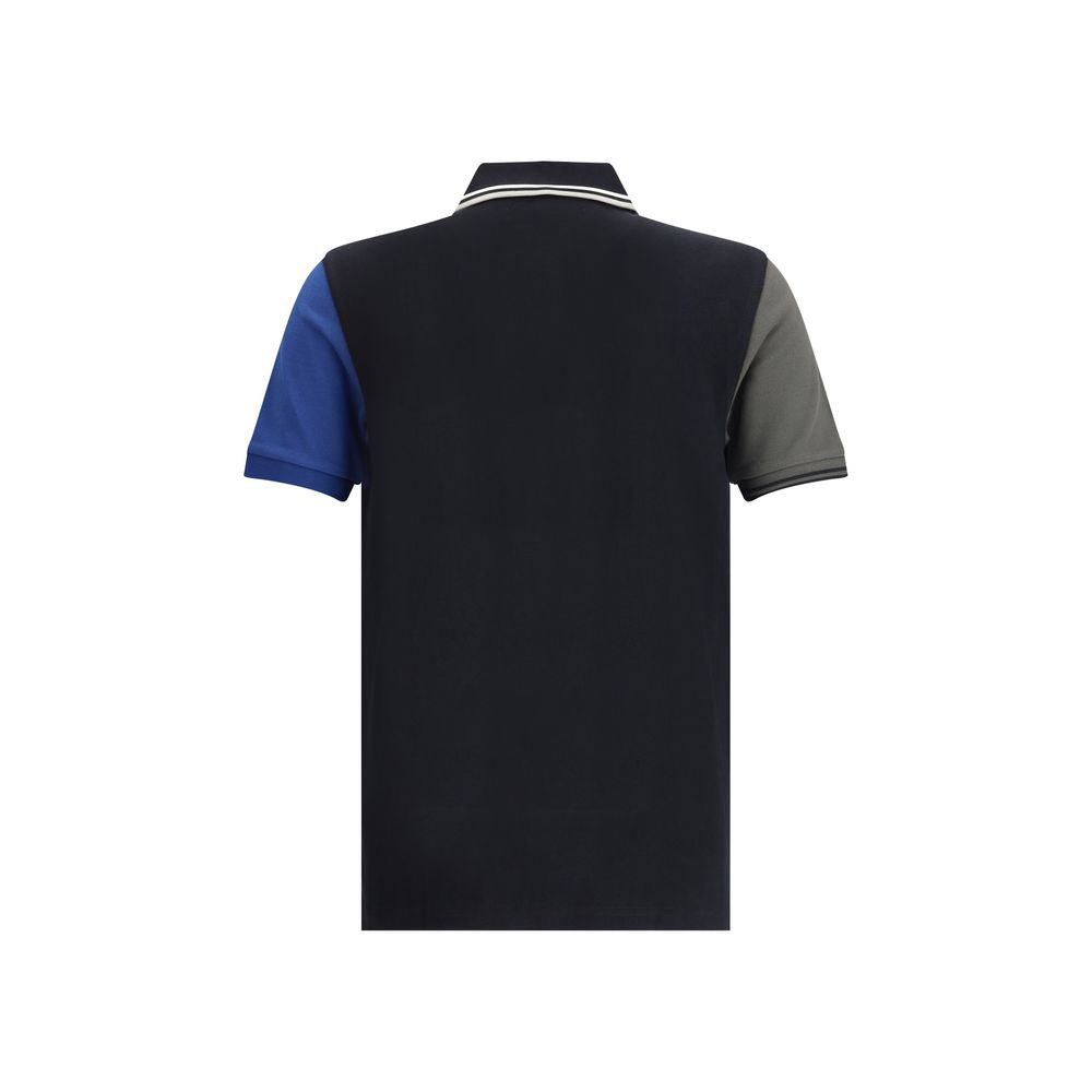 Comme Des Garçons Schwarzes Baumwoll-Poloshirt