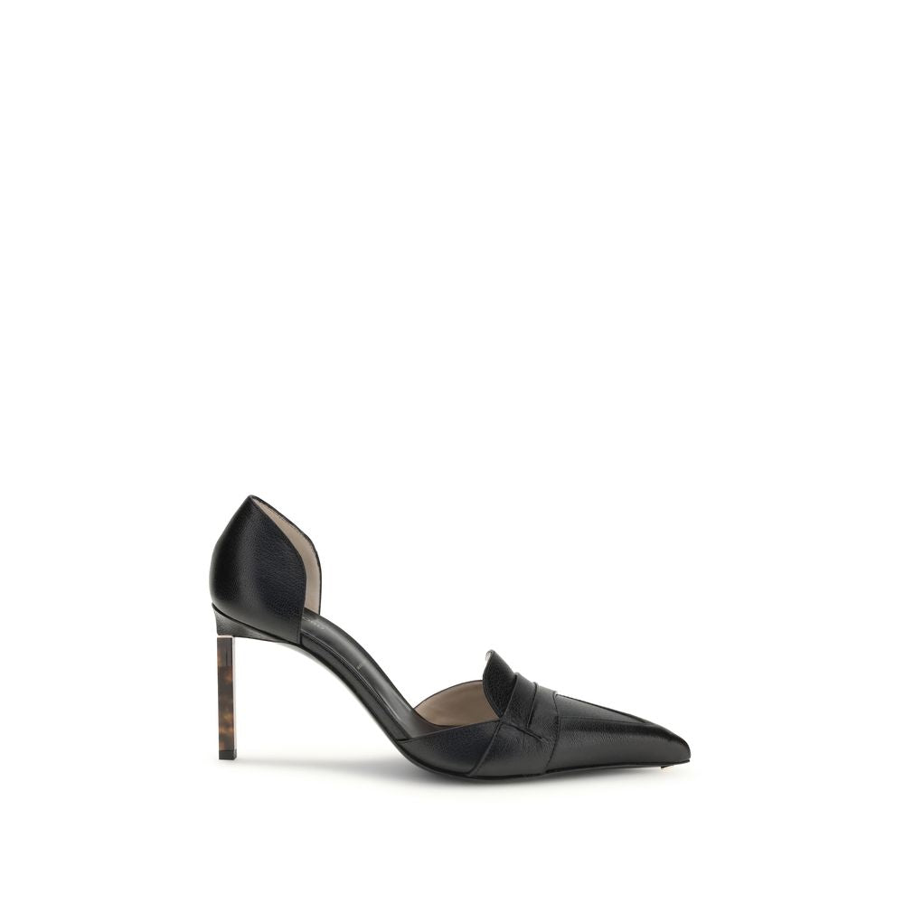 Tom Ford Schwarze Lederpumps mit hohem Absatz