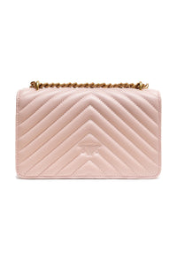 PINKO Powder Pink Love One Mini Umhängetasche