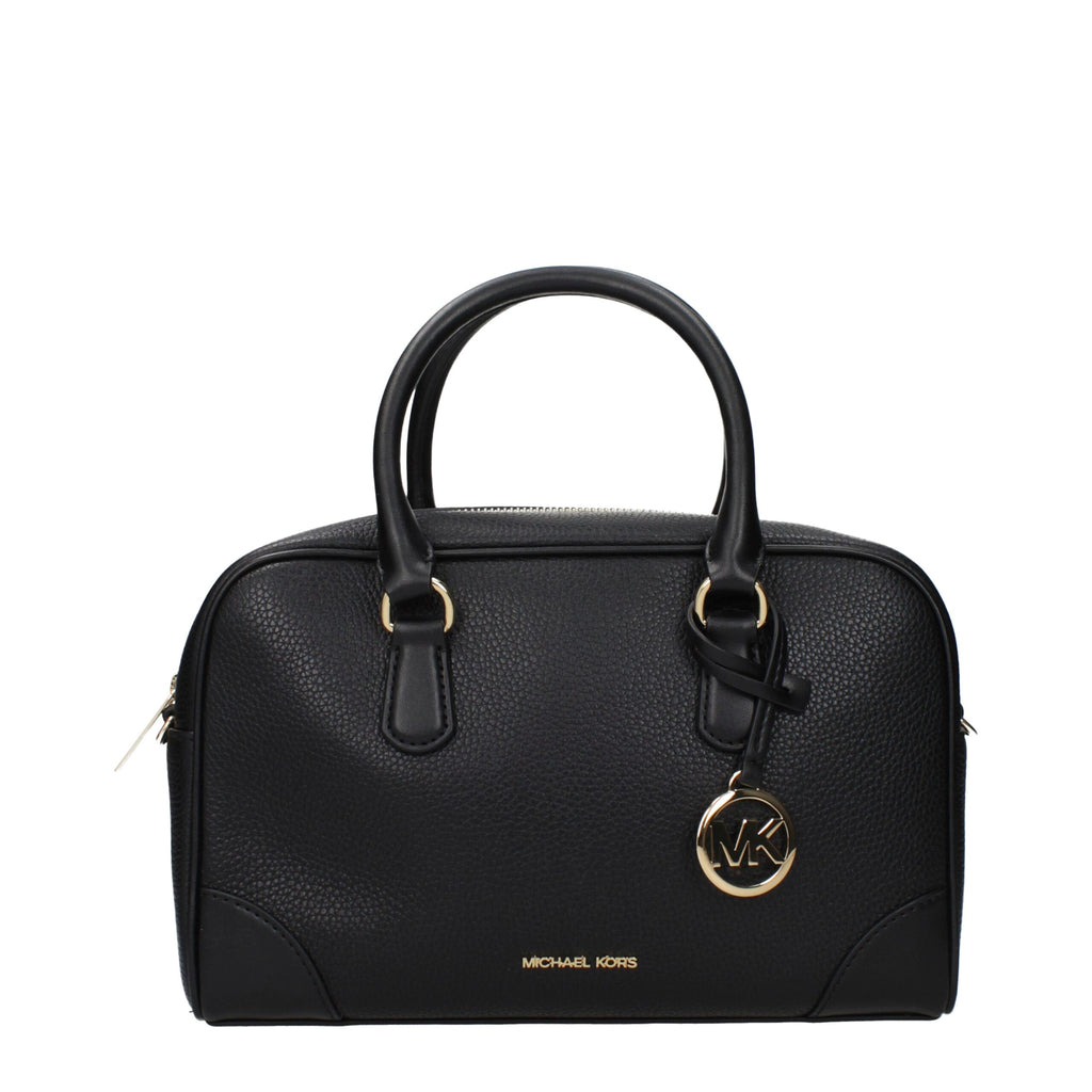 Michael Kors Schwarze Lederhandtasche