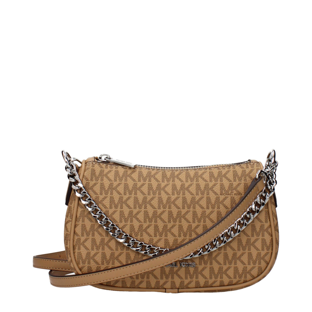 Michael Kors Braune Stoffhandtasche